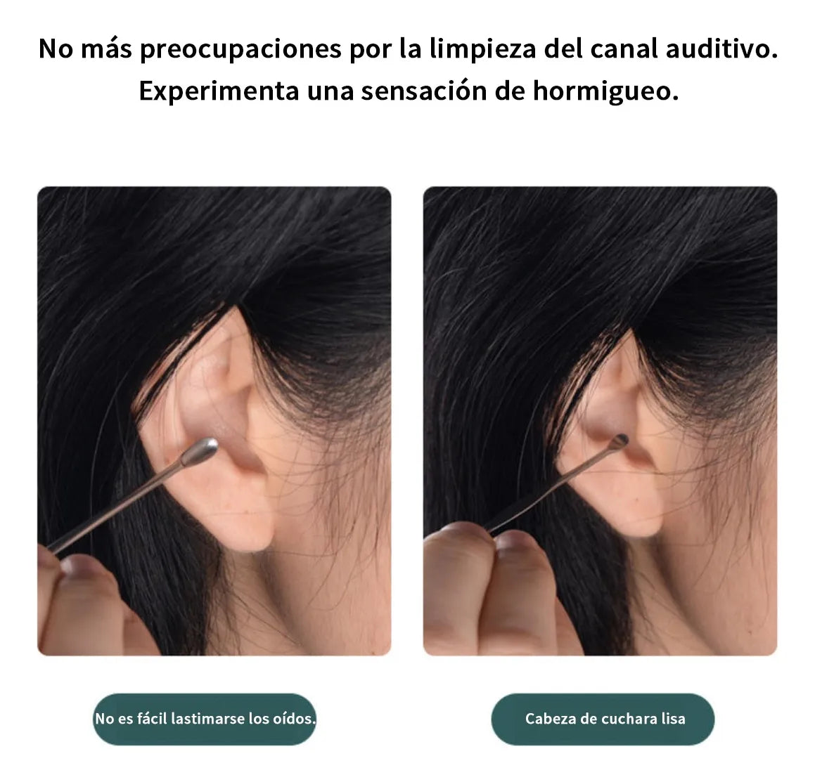 2x1 | Kit de Limpieza de Oídos | Seguro y Suave