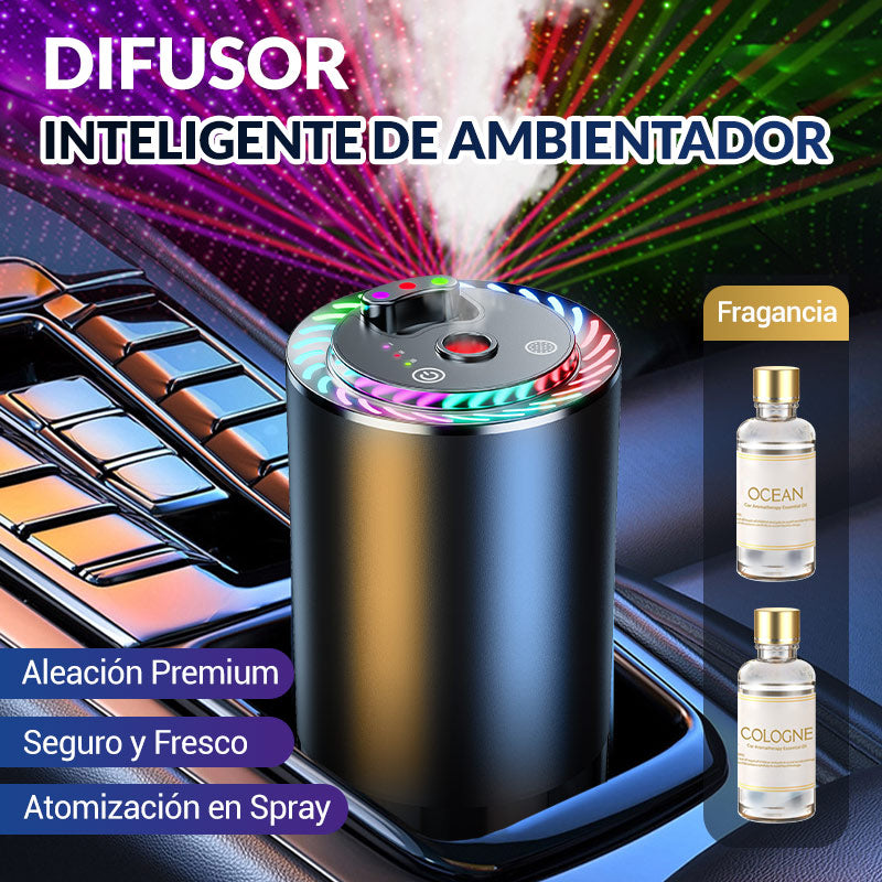 Ambientador-Difusor Inteligente de Ambientador con Luz Proyectora Estrellada💨