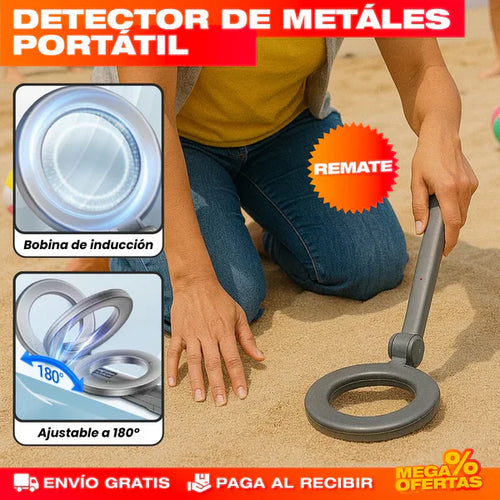 DETECTOR DE METÁLES PORTÁTIL