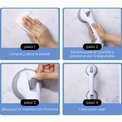 Barra baño seguridad - Gana seguridad instantánea