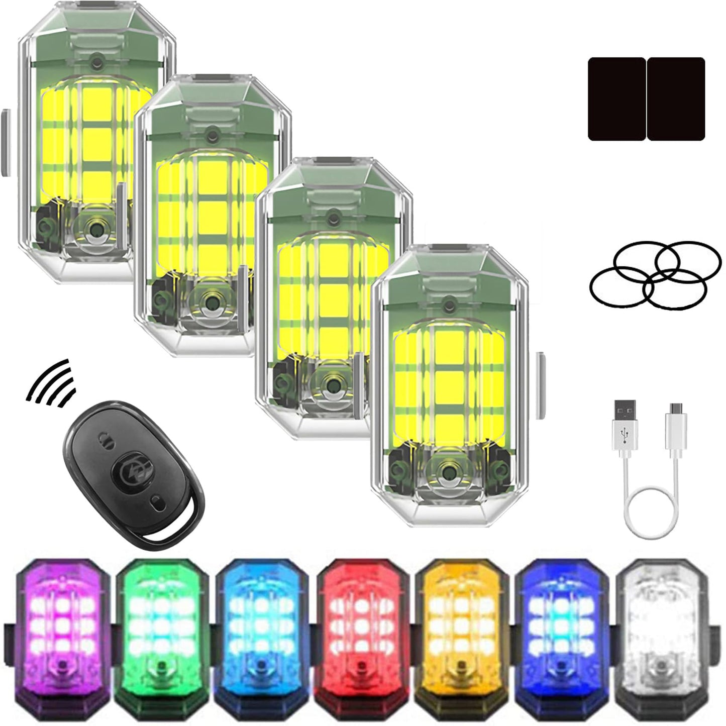 MiniLed® Luz estroboscópica LED inalámbrica de alto brillo