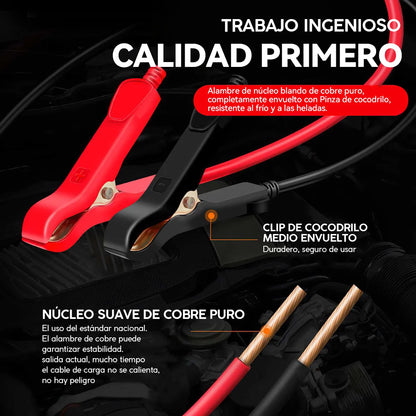 Cargador de Baterias 🏎️🚘 NUNCA MÁS TE QUEDES VARADO: ARRANCA TU AUTO EN SEGUNDOS