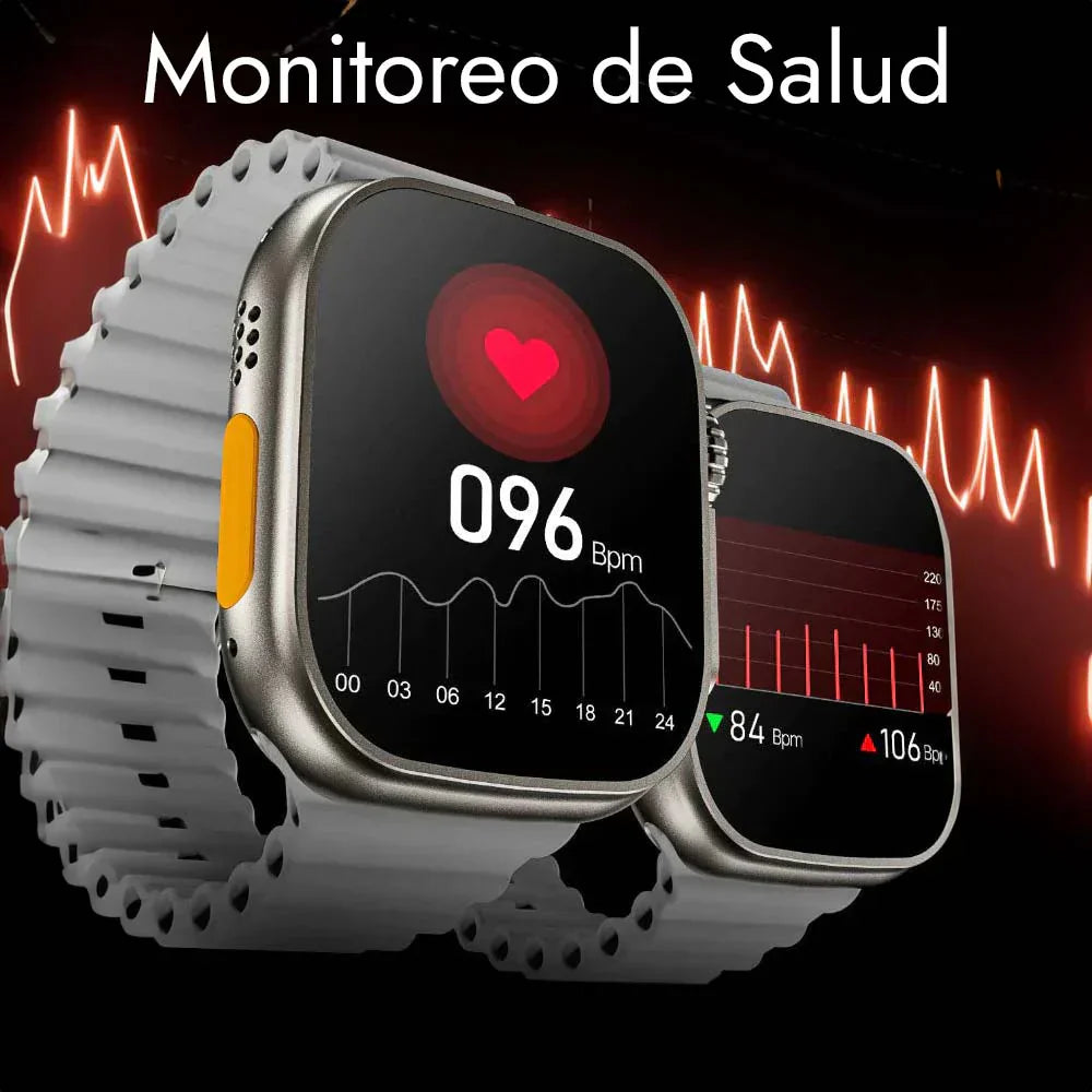 Smartwatch 9 ULTRA + Airpods + 7 Correas de repuesto